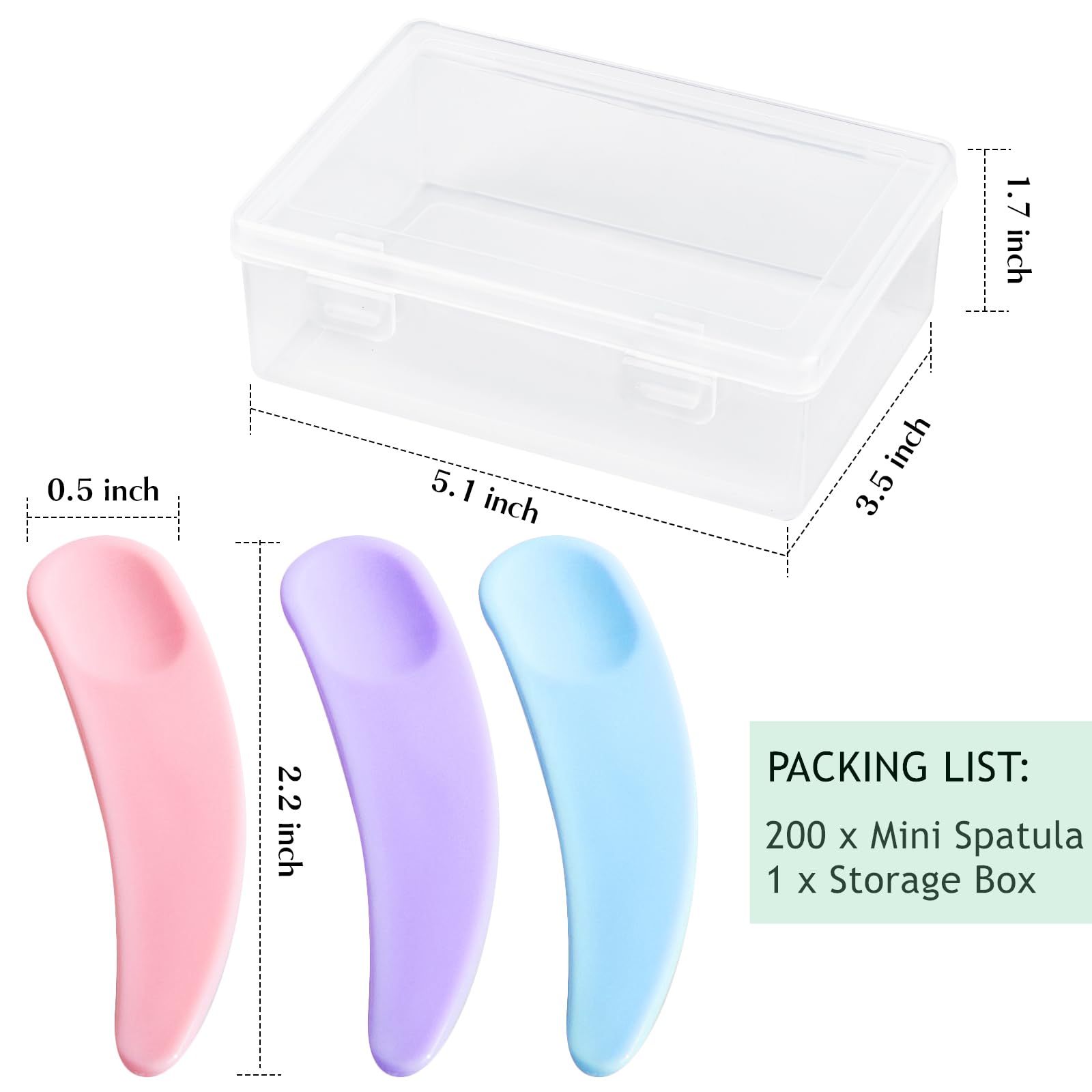 TUZAZO spatules mini en PP: couleurs multicolores.