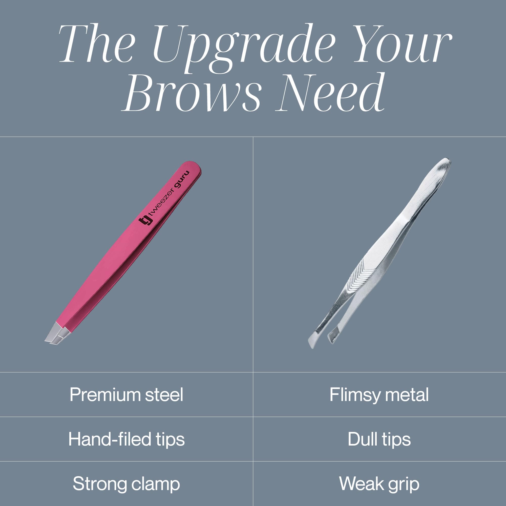 TWEEZER GURU format-compact : idéal pour sac et routine beauté