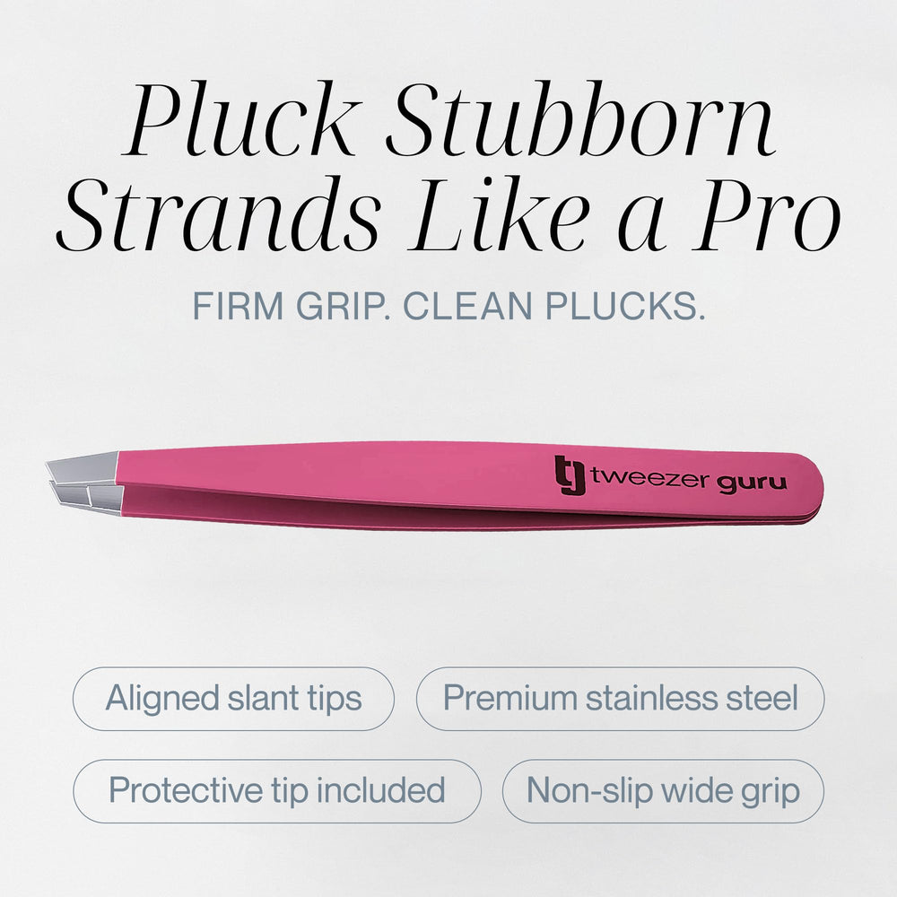 TWEEZER GURU pointe-ultra-fine : extraction précise des poils incarnés