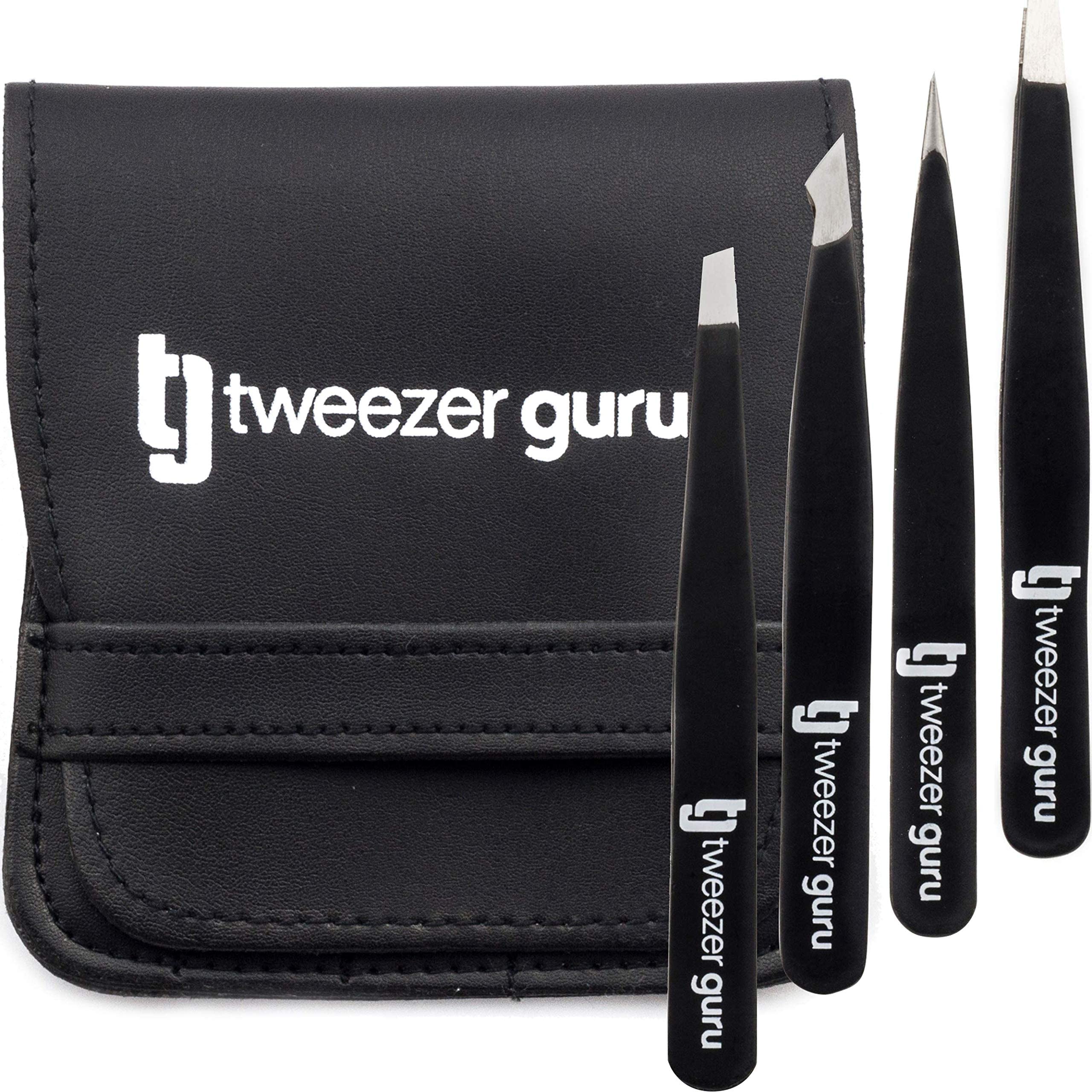 Tweezer Guru ensemble-pinces-a-epiler-sourcils: précision fiable pour des contours nets.