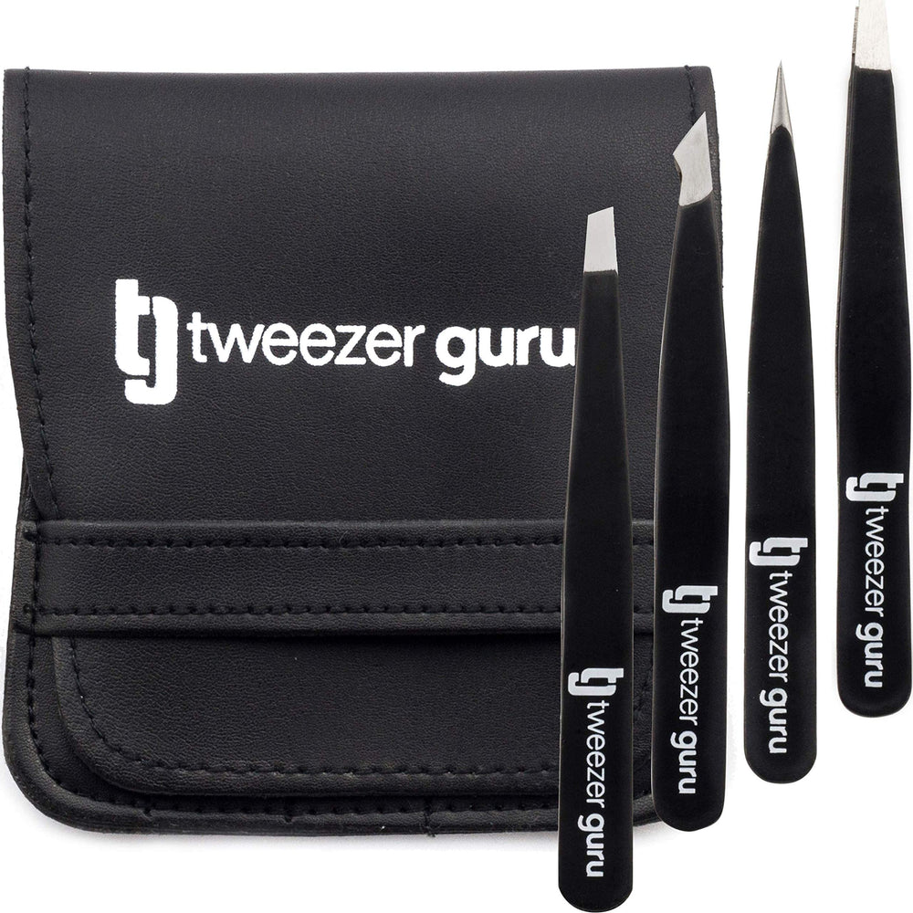 Tweezer Guru ensemble-pinces-a-epiler-sourcils: précision fiable pour des contours nets.