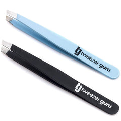 TWEEZER GURU pinces-sourcils inclinées pour tirage précis