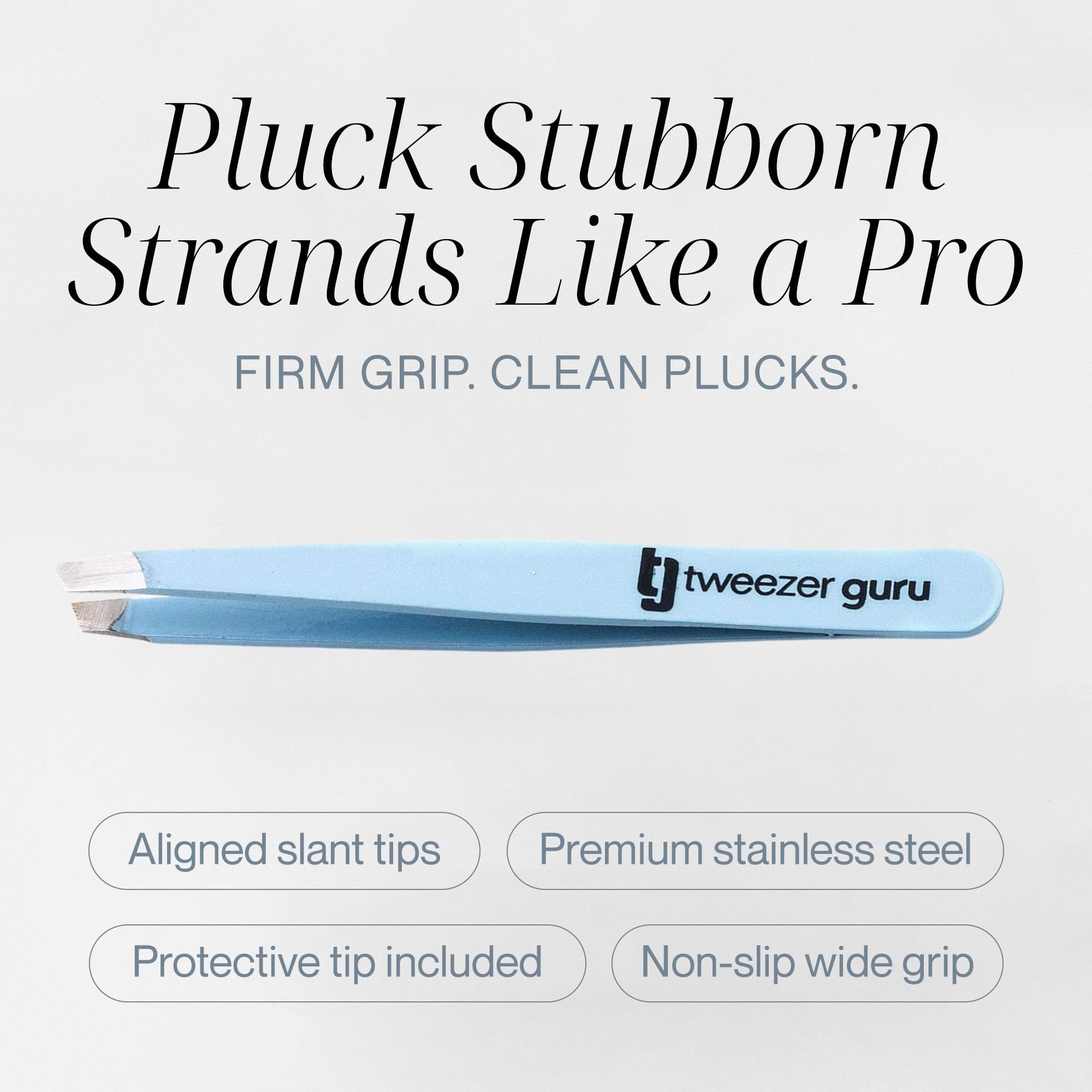 TWEEZER GURU Pointe ultra-fine pour cheveux sous-cutanés et points noirs