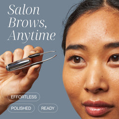 TWEEZER GURU Pro pinces sourcils angulees LED: visibilité accrue.