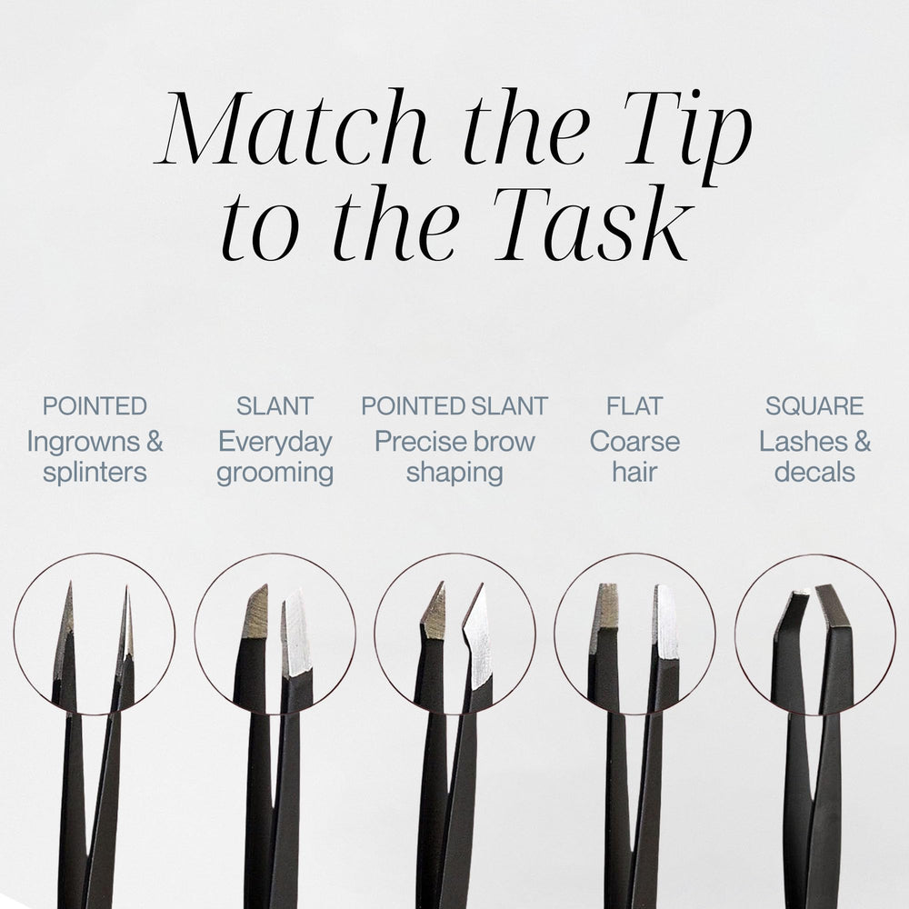 TWEEZER GURU voyage-trousse-compacte devient le compagnon idéal pour les retouches en déplacement.