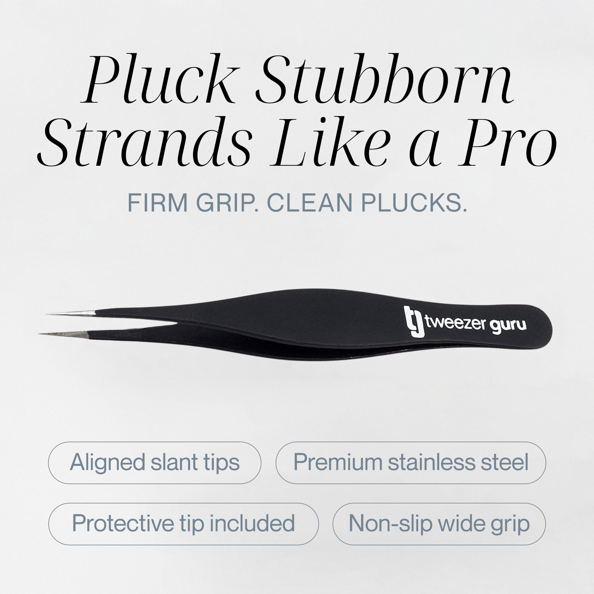 TWEEZER GURU pince sourcils précise pour une épilation soignée.