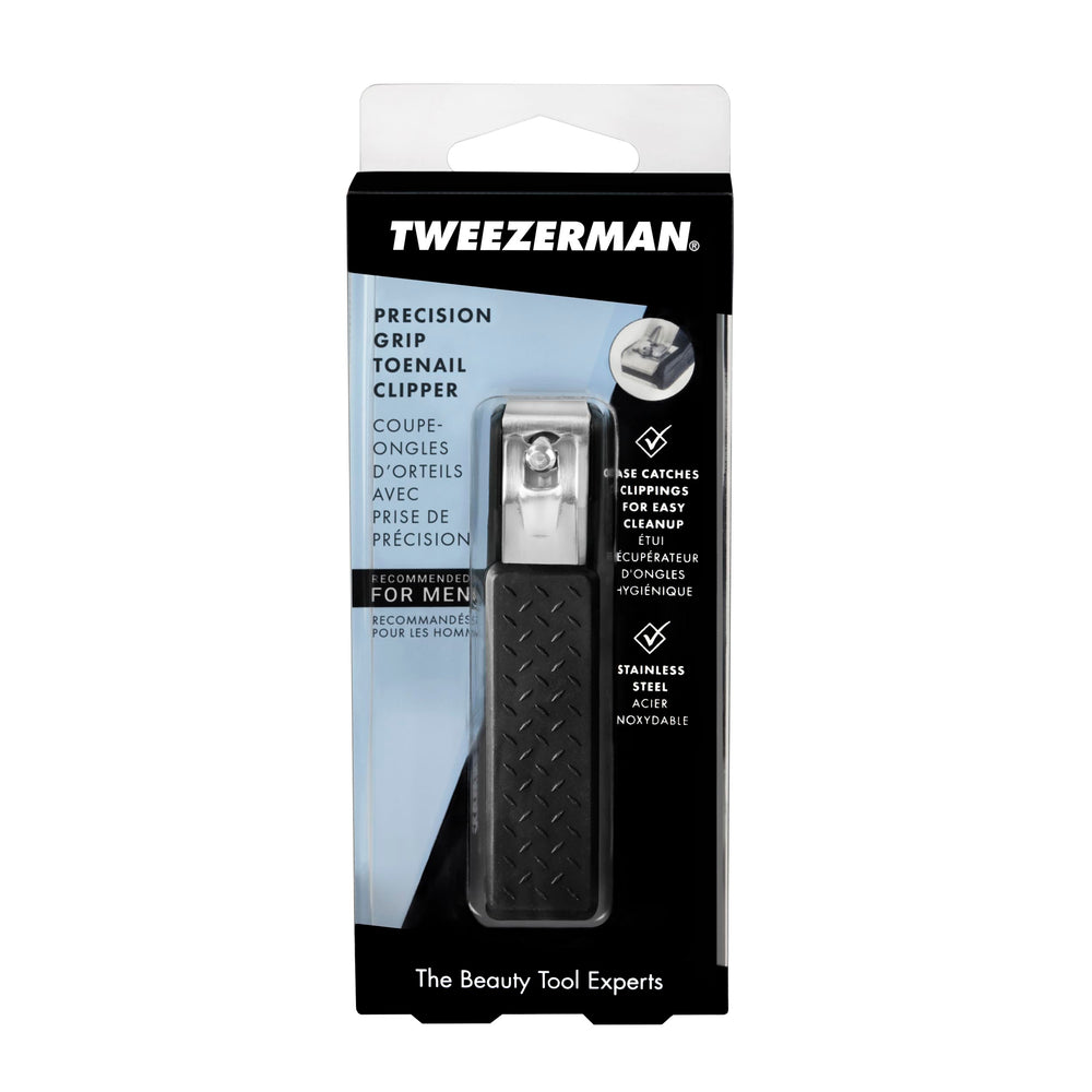 Etapes de clipage centre Tweezerman : précision sans effort noir