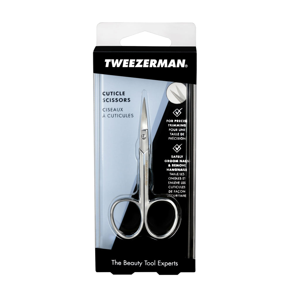 Tweezerman Cuticle Scissors permet une utilisation precise pour des retouches delicats