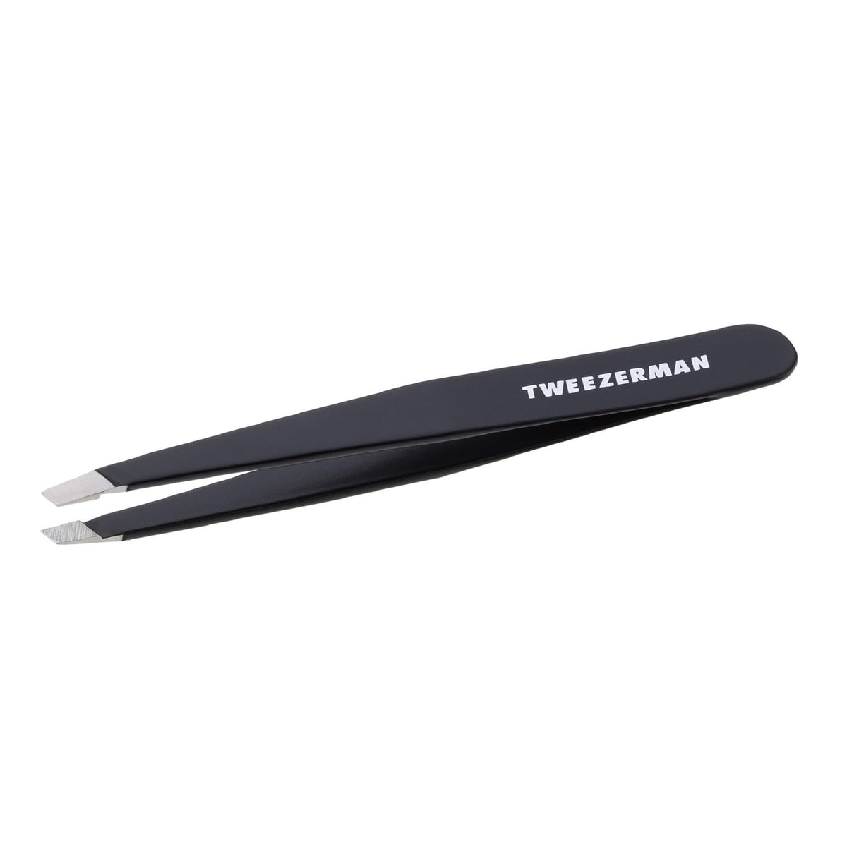 Tweezerman G.E.A.R. Slant Tweezers Midnight, pointes alignées pour une épilation précise
