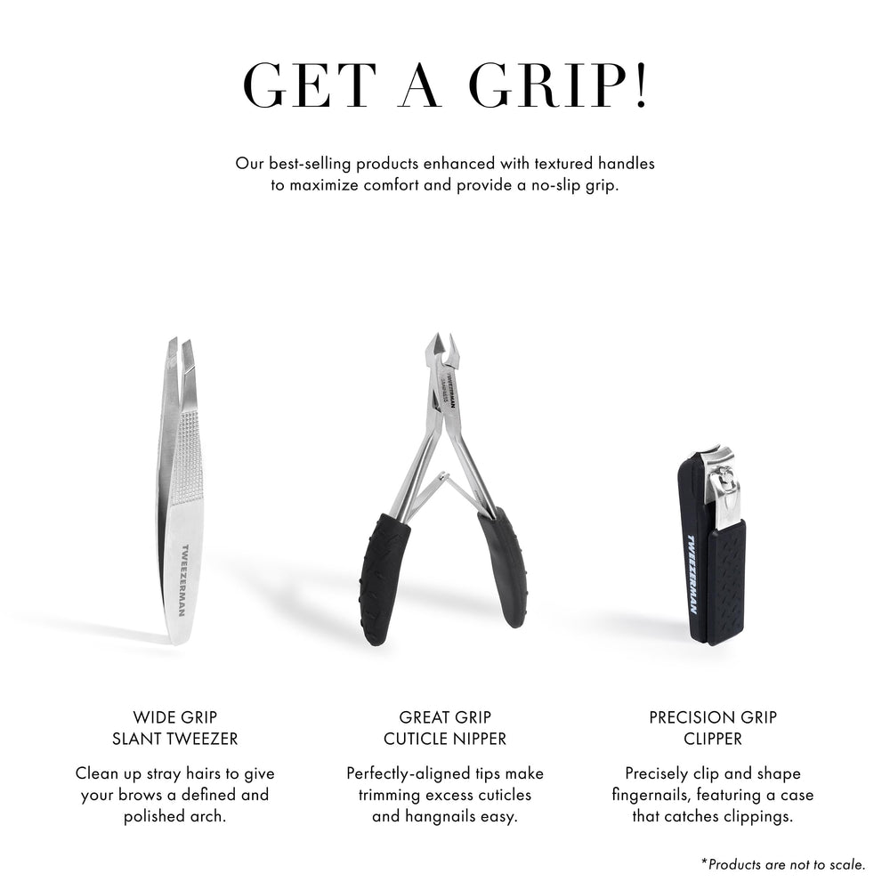 Tweezerman Great Grip Cuticle Nipper – adapté pour gauchers et droitiers.