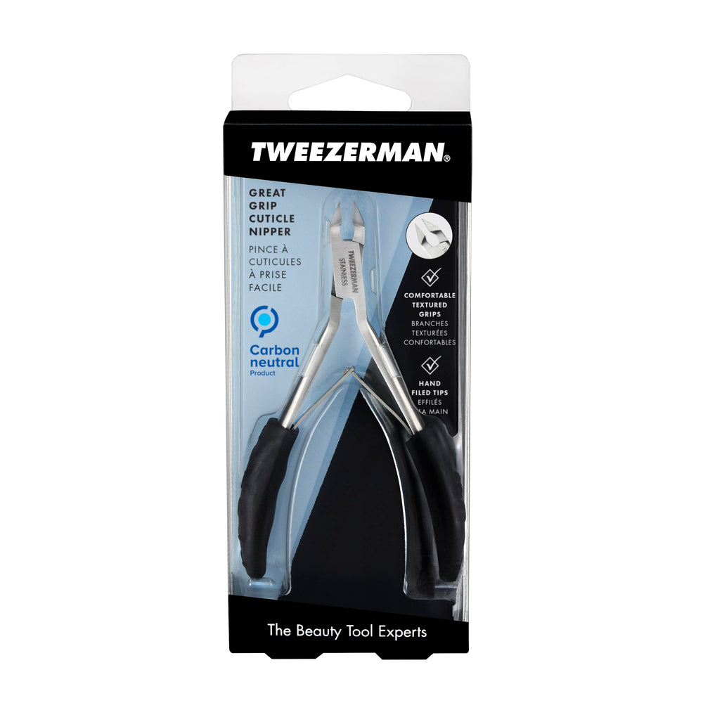 Tweezerman Great Grip Cuticle Nipper – nettoyage facile après chaque usage.