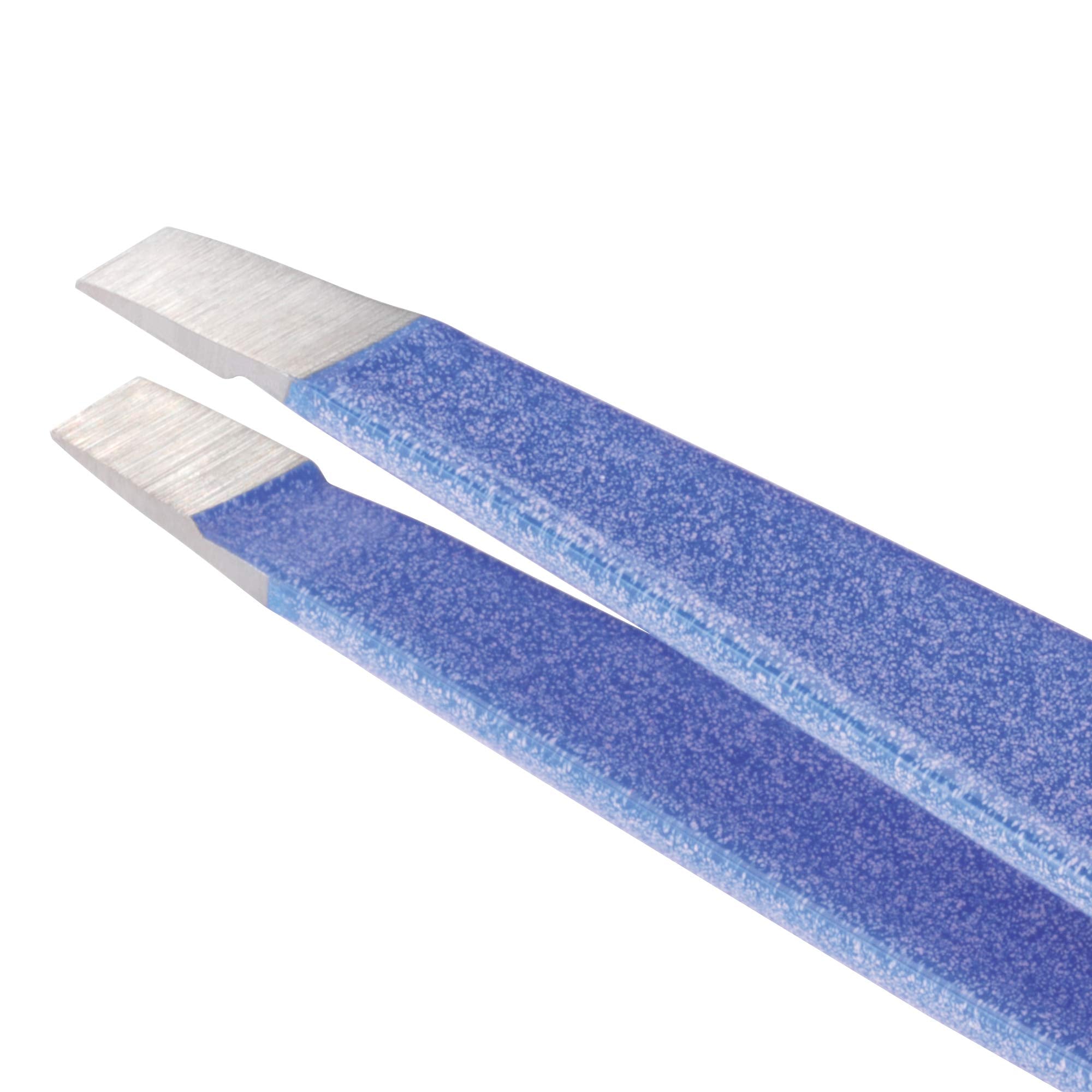 Tweezerman Mini Slant – conception précise et durable pour retouches en déplacement.