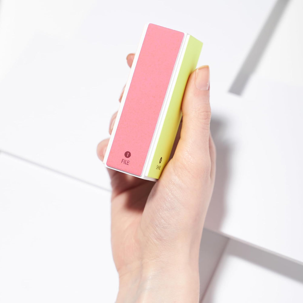 Tweezerman Neon pads rose – remplacement facile prolonge l'usage du bloc.