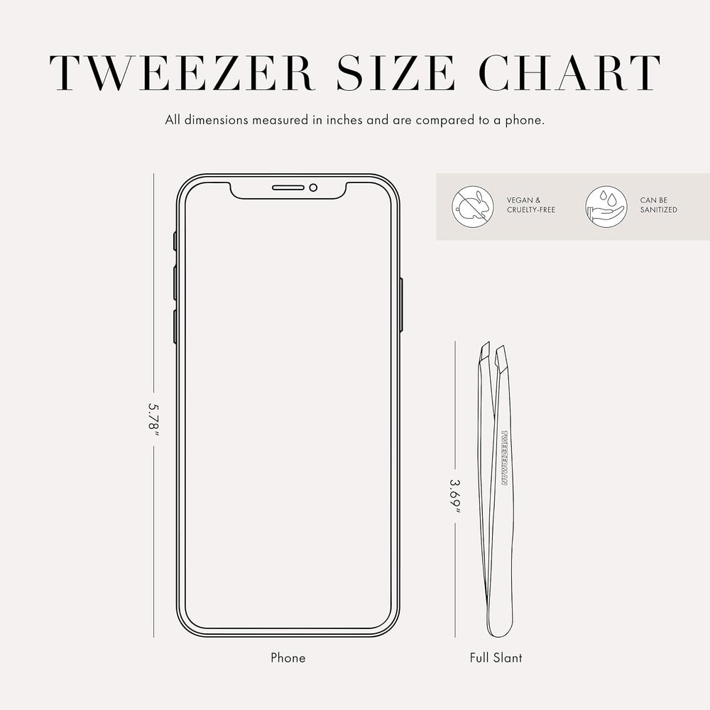 Tweezerman pince a epiler nettoyage alcool pour hygiene optimale