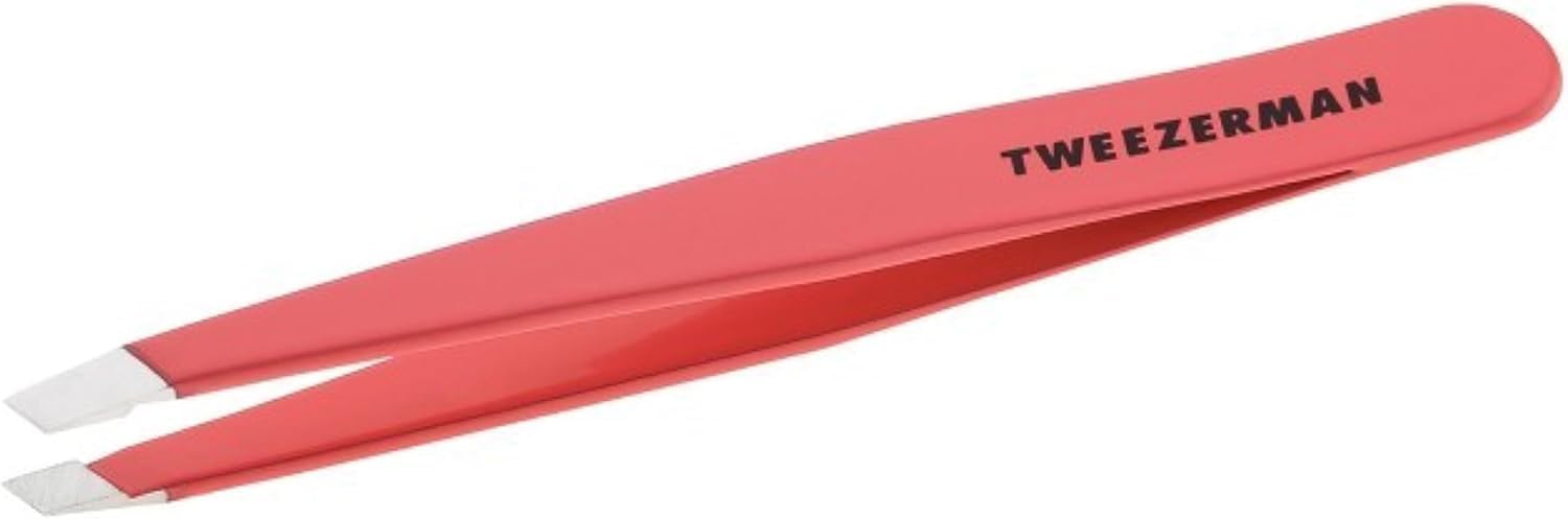 Pince Tweezerman inclinee 25 deg pour saisir chaque poil avec precision