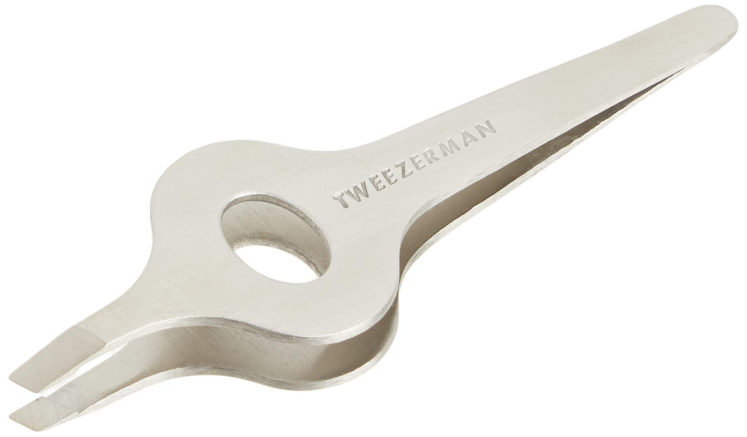 Tweezerman pince-sourcils à large prise incline pour aperçu net.
