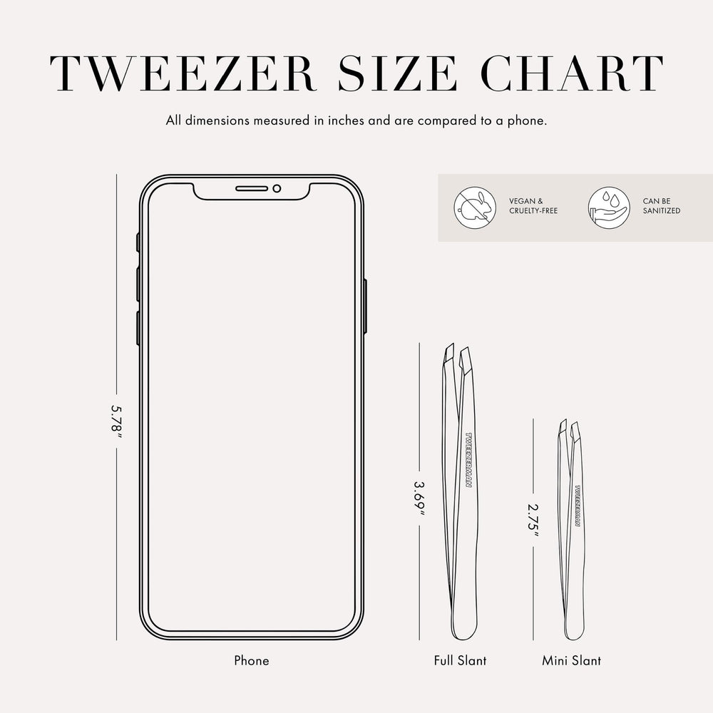 Tweezerman rangement pratique avec étui pour voyage