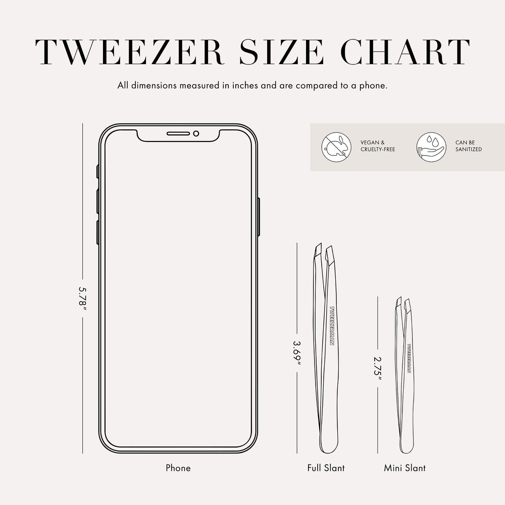 Aligne les embouts Tweezerman pour une précision et une prise fiables.