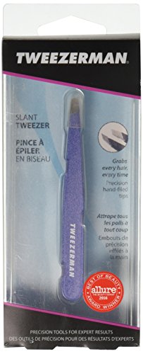 Tweezerman Slant pince prise en main precise pour capturer chaque poil