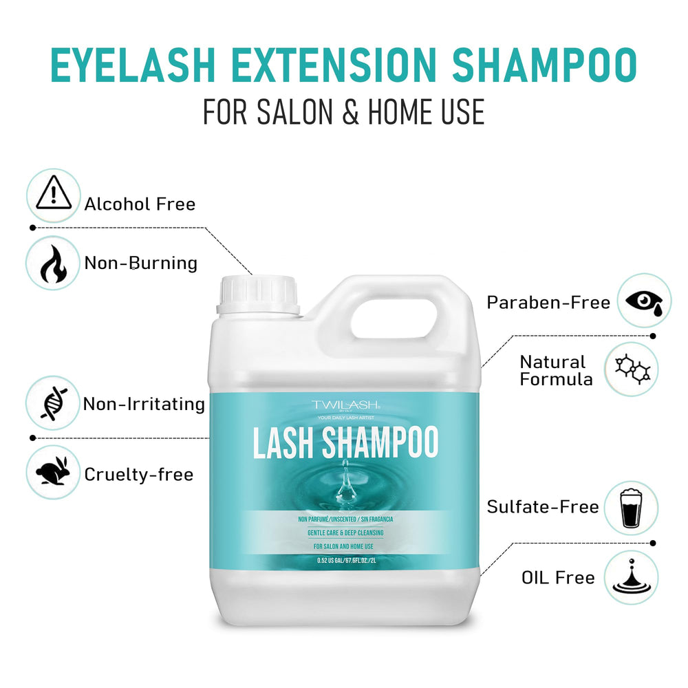 TWILASH BY DLY Mousse riche — nettoyage doux sans agresser les cils.