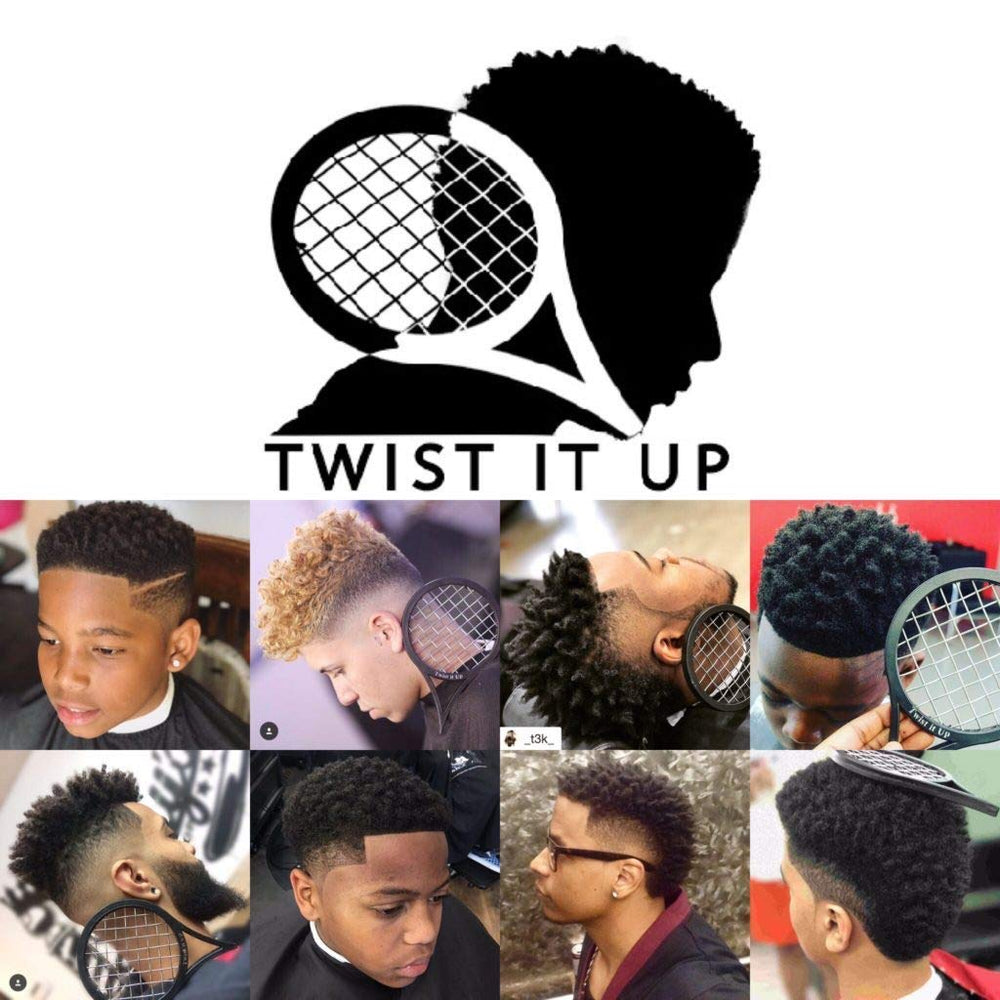 Twist It Up Unity Black, utilisation combinée peigne et gel pour coiffage précis.