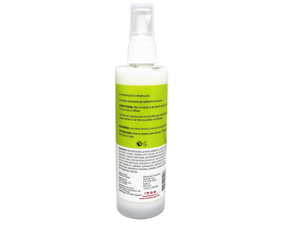 Twisted Sista bouteille brume boucles – usage rapide pour rafraîchir les boucles.