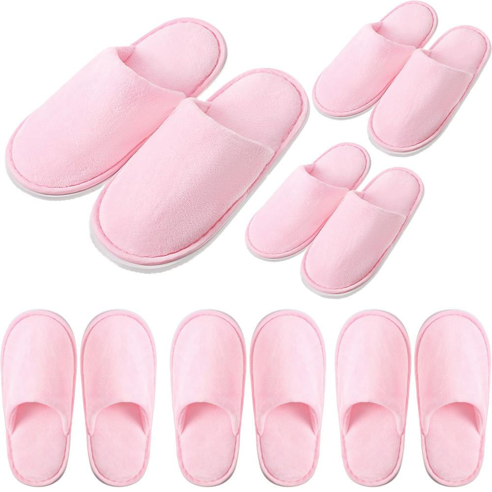 Twistover ensemble de 6 chaussons enfants prêt à l’emploi pour voyages et invités.