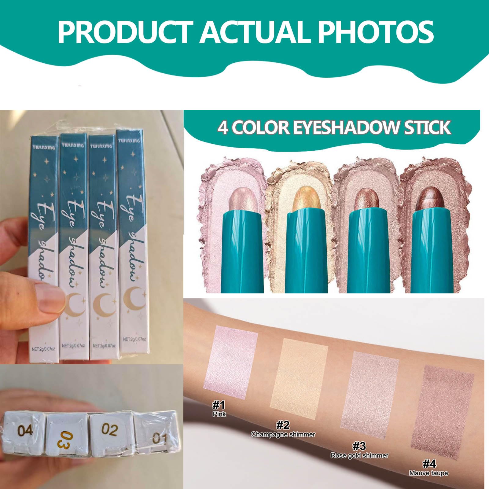 TWLBXMG ombre-stick glitter pailleté ajoute une touche scintillante sans surcharge.