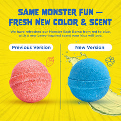 Two Sisters Poke Monster: parfum fruité et mousse colorée lors du bain