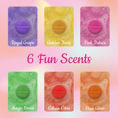 Two Sisters bombes-bain-surprise-personnages, stimule l'imagination et le jeu.