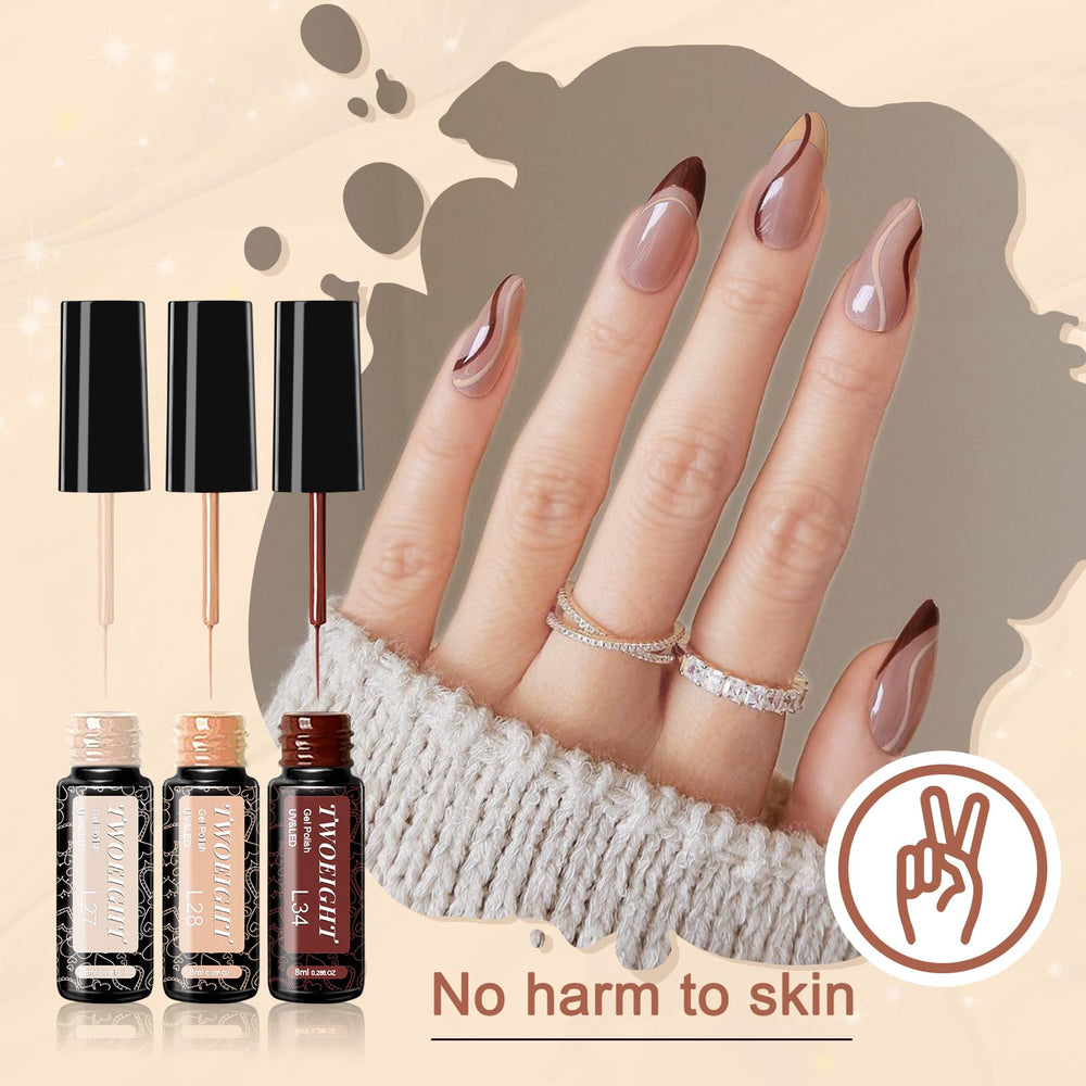 TwoEight Gel Vernis Liner: coffret élégant et coffrets de collection.