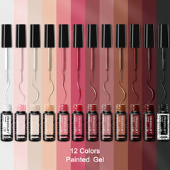 TwoEight Gel Vernis Liner: pinceau fin pour lignes précises.