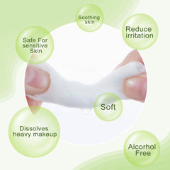 Twoworld texture non tissée des lingettes démaquillantes, résistante et fiable