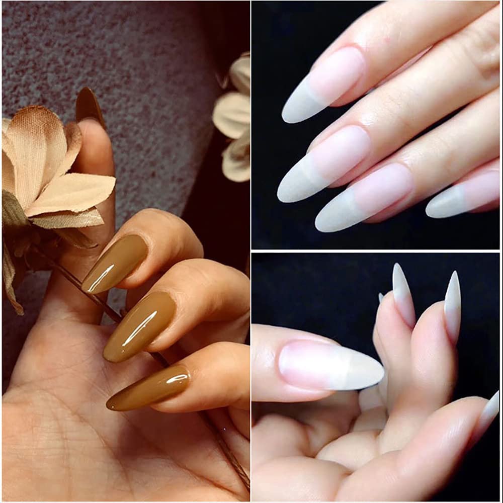TXMOYI – coffret 240 faux ongles en ABS, forme amande, extensions quotidiennes.