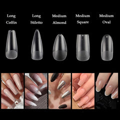 TXMOYI – ongles amande, forme stiletto longue, pointe nette et tenue durable.