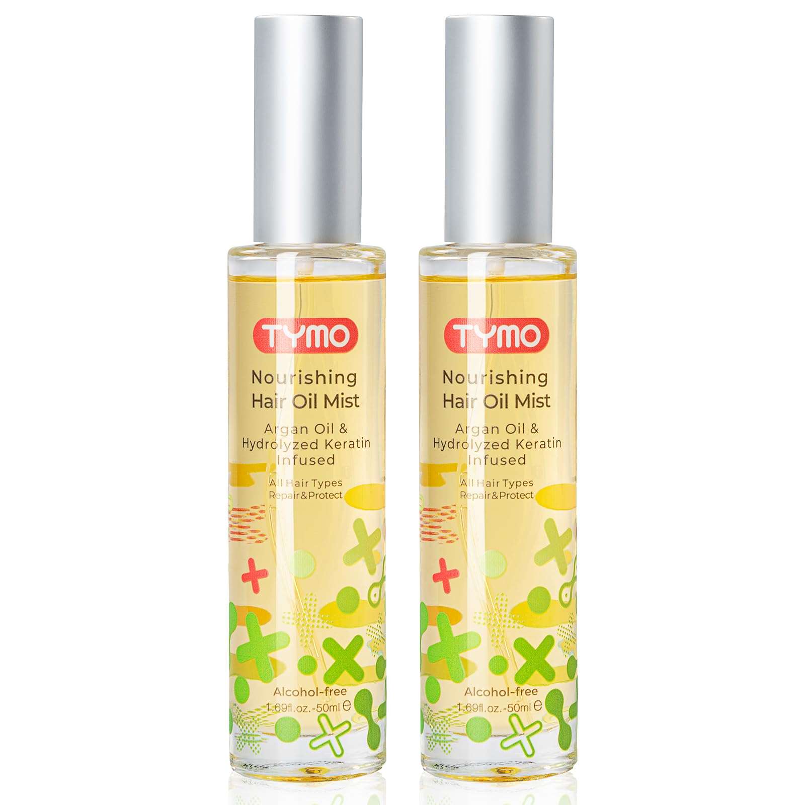 TYMO Argan Hair Oil Spray – bouteille prête à hydrater en profondeur les cheveux.