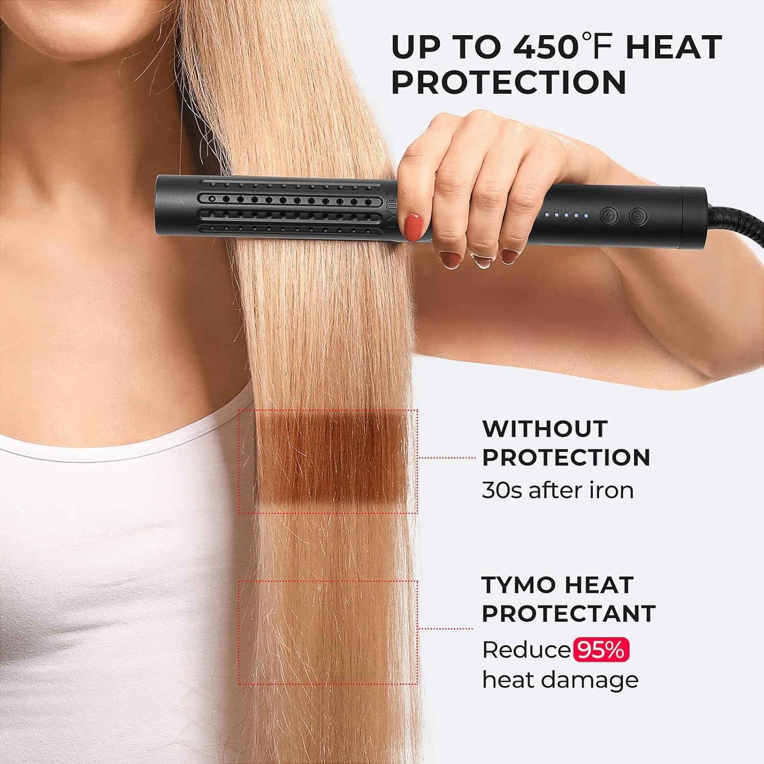 TYMO gouttes argan: application facile pour cheveux doux et soignés.