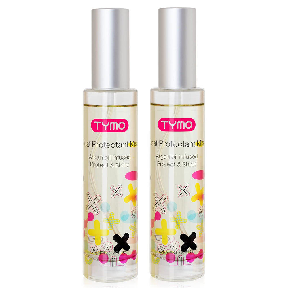 TYMO Protecteur thermique en flacon argan protégeant les cheveux.