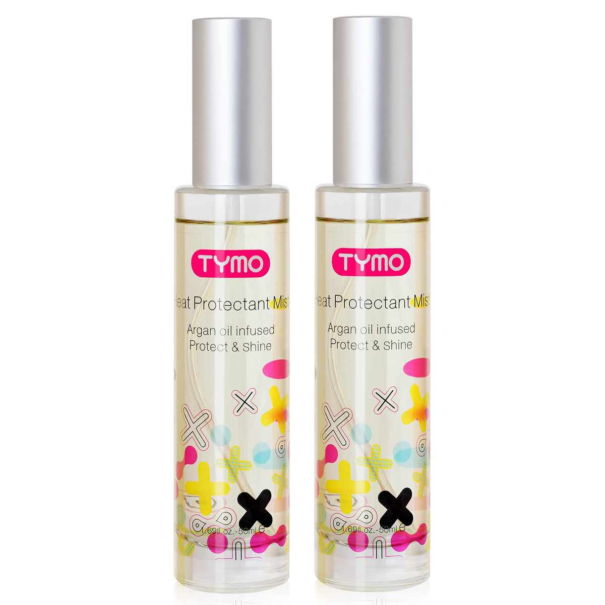 TYMO Protecteur thermique en flacon argan protégeant les cheveux.