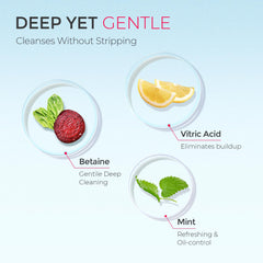 TYMO sans sulfates, sans parabènes et sans colorants pour une routine douce.