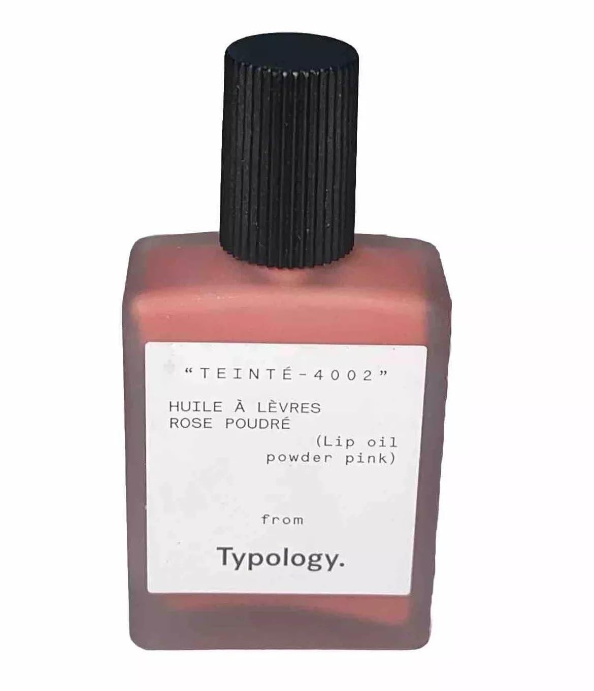 Typology Huile teintée lèvres Rose Poudré — couleur naturelle et soin nourrissant.