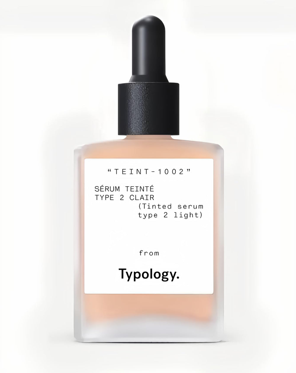 Typology Serum Teint Type 2 vitamine C et squalane : couvrance naturelle et hydratation.