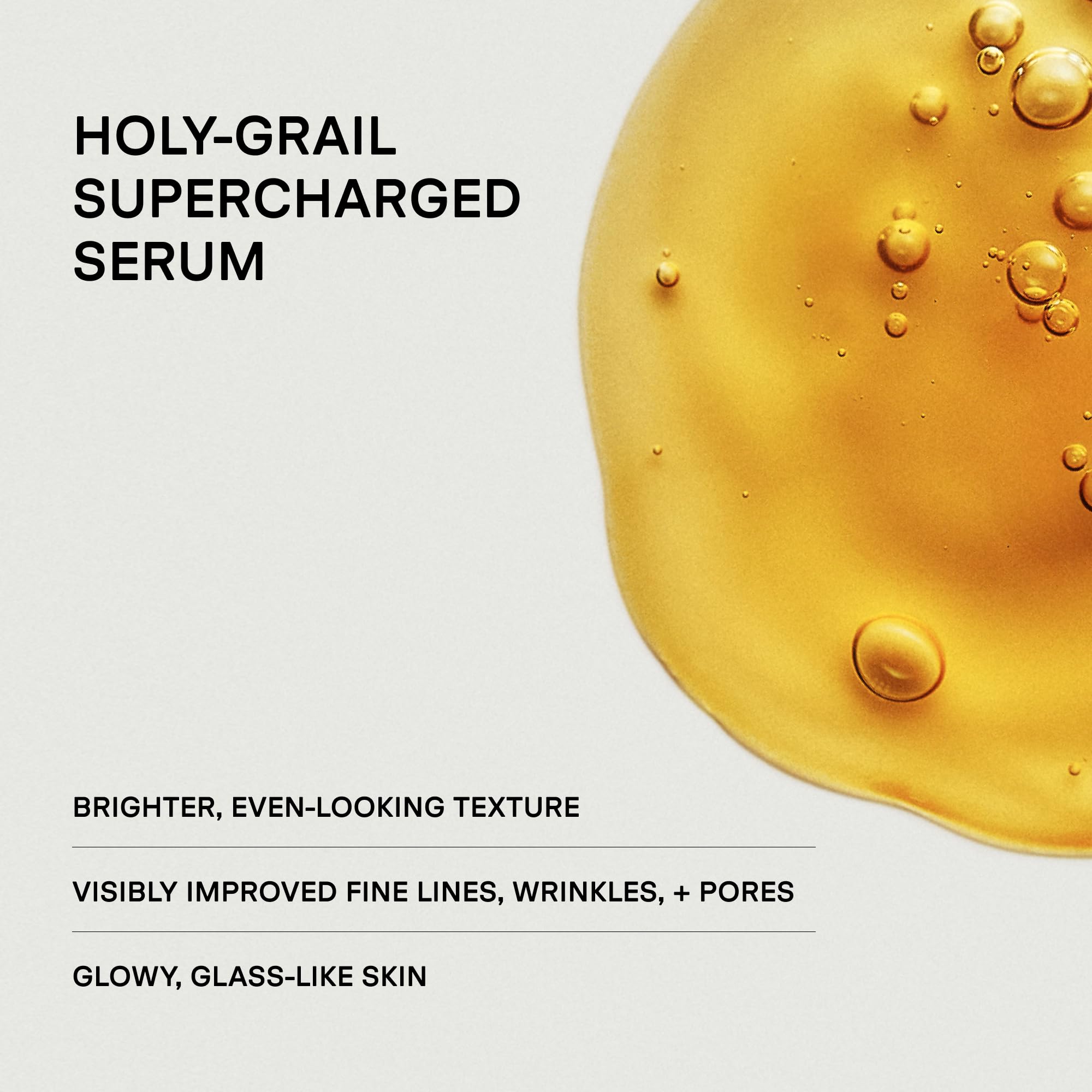 Application sur visage avec le sérum U Beauty Resurfacing Compound pour absorption rapide.