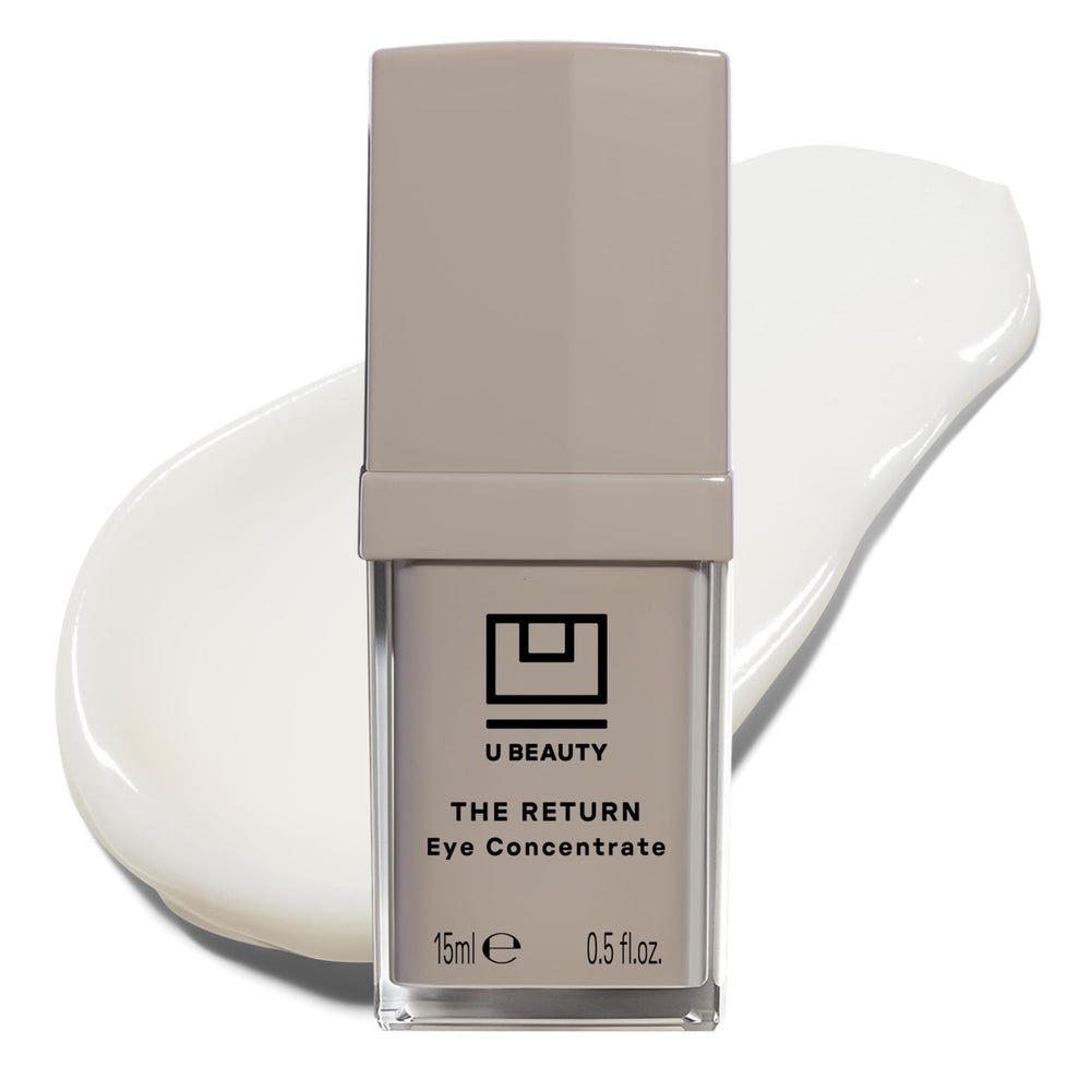 U Beauty Return Eye Concentrate bouteille élégante pour une application ciblée et hydratante
