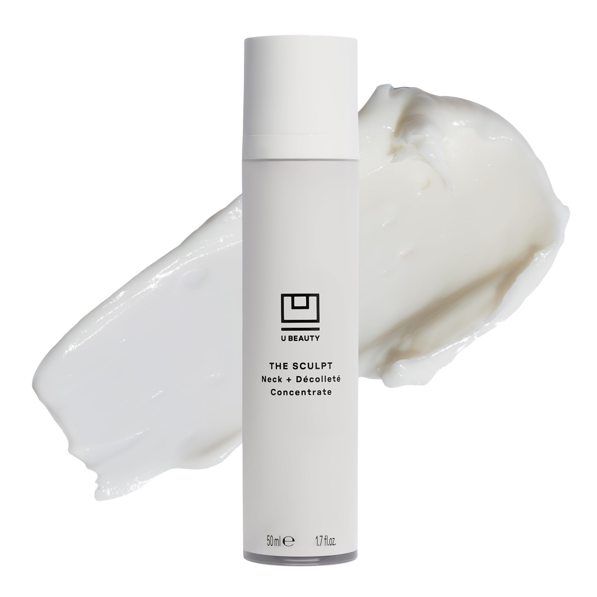 U Beauty SCULPT Neck décolleté flacon-pompe pratique pour une application ciblée.