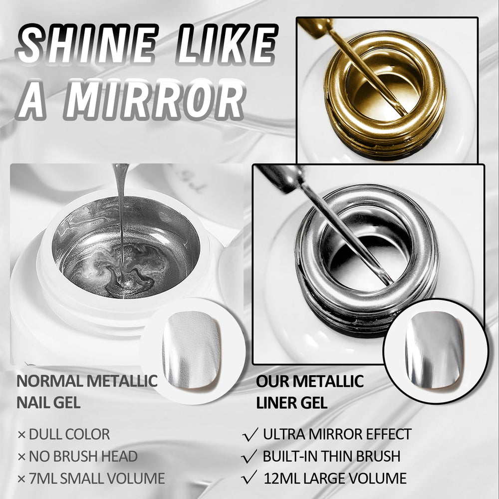 U-Shinein liner gel fini précis et usage simple