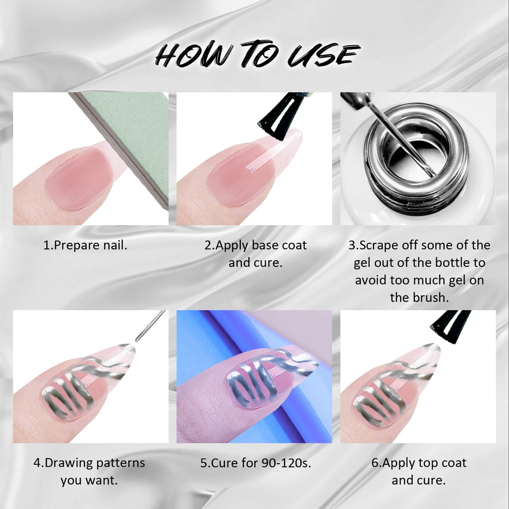 U-Shinein utilisation à domicile pour débutants sur ongles