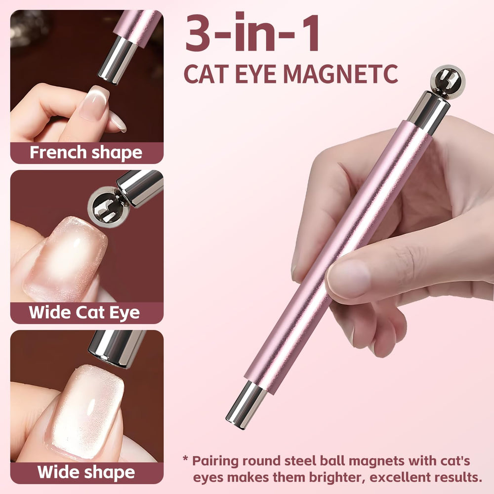 uadbau aimant perle noir : attire les perles pour des motifs ongles.