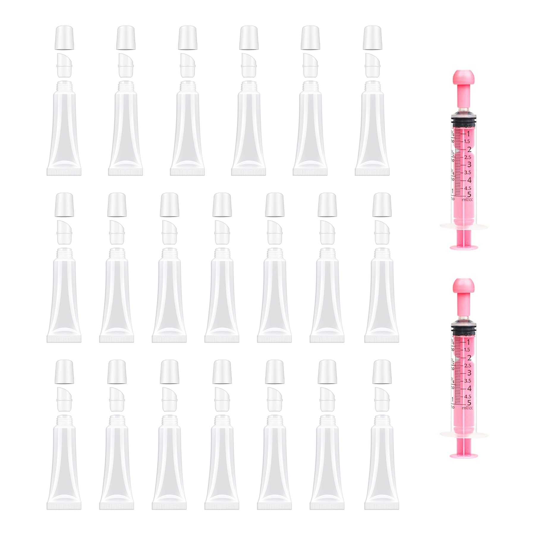 Tubes gloss à lèvres vides UADBAU prêts à remplir pour DIY