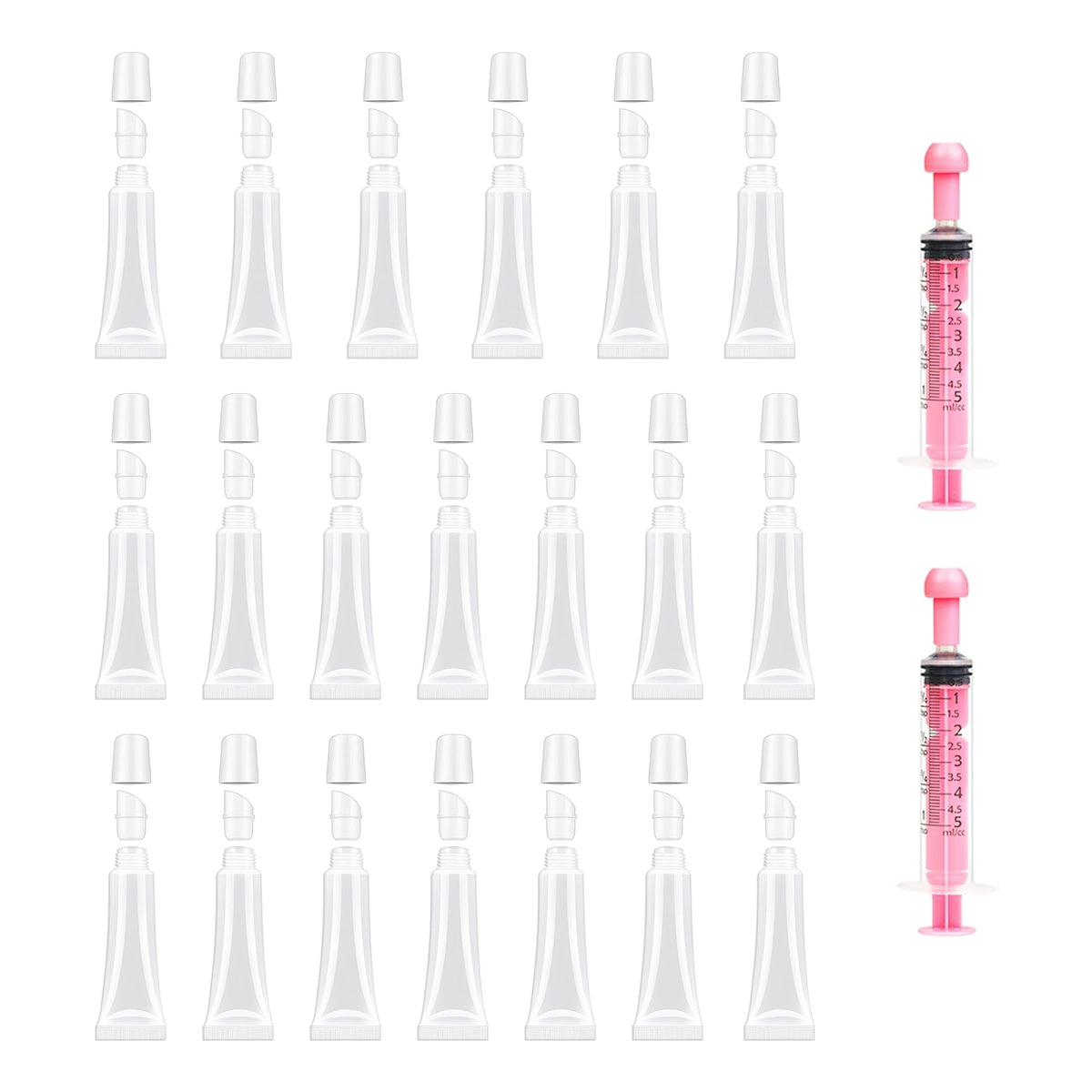 Tubes gloss à lèvres vides UADBAU prêts à remplir pour DIY